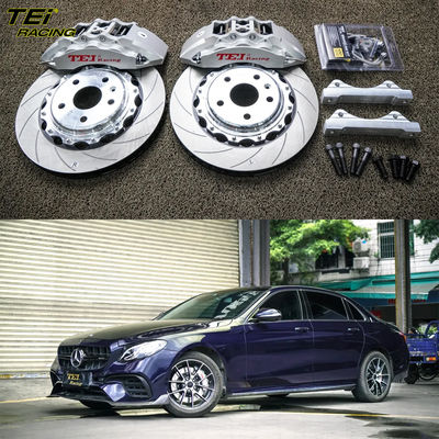 جودة  Front Big Brake Kit 6 Piston Caliper With 355x32mm Rotor BBK Auto Brake System For Mercedes Benz E200L 18 Inch Car Rim مصنع